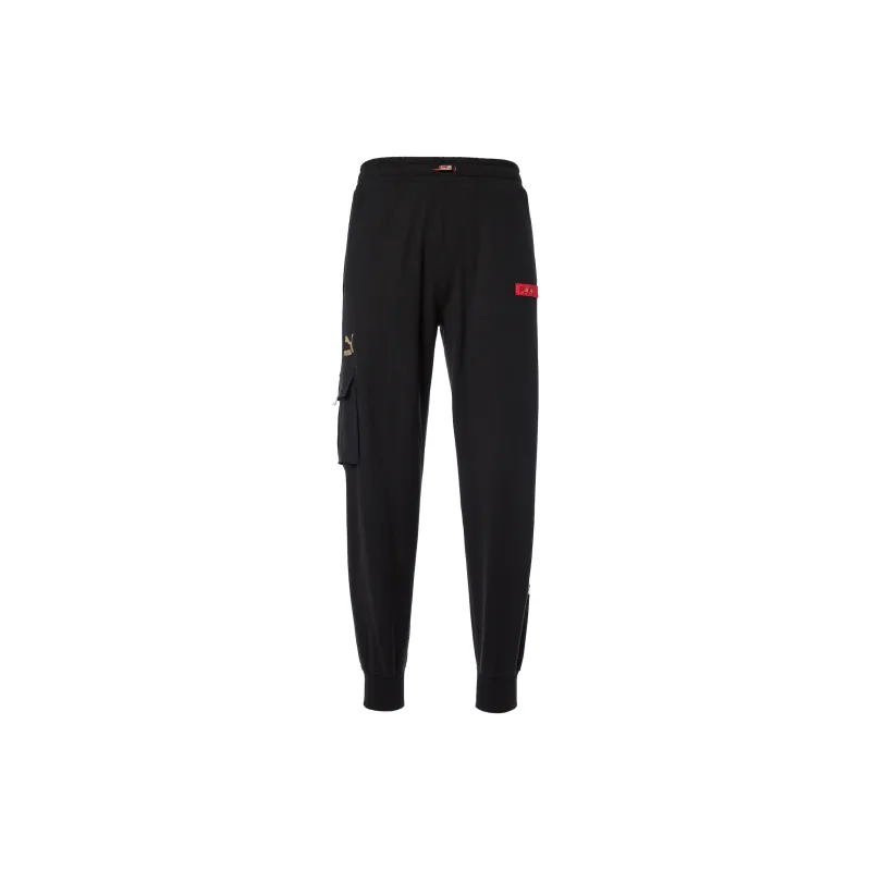 PUMA Knitted Sweatpants Unisex Black-1
