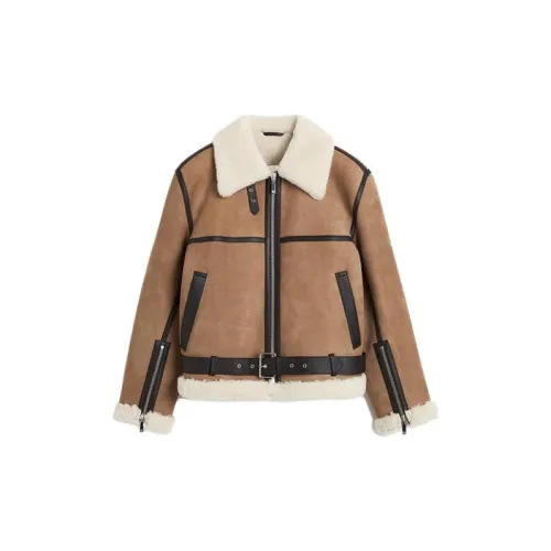 Toteme Shearling Suede Jacket