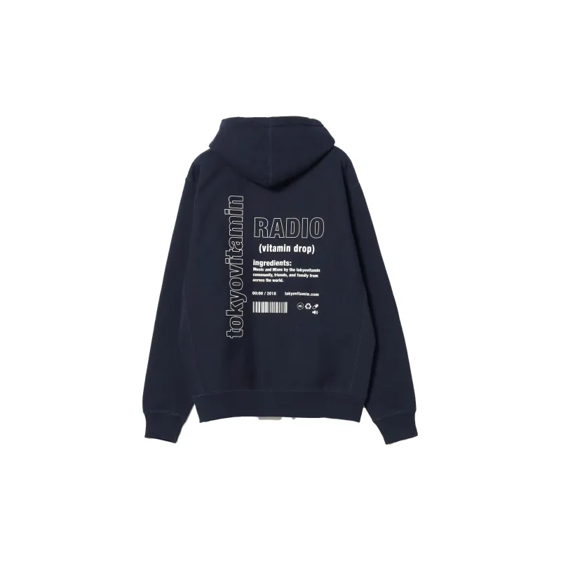 Beams T Tokyovitamin Sweatshirt Men's Marine Blue-1