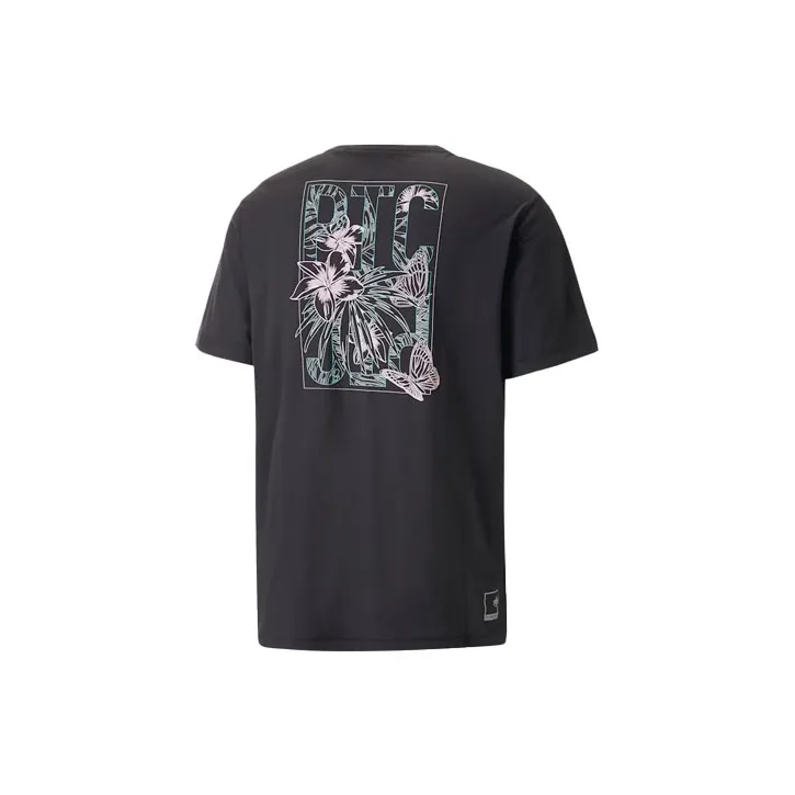 PUMA Palm Tree Crew Paradise Homme T-Shirt Men's Black-1