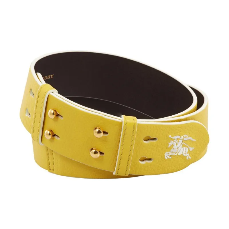 Burberry Leather Bag Straps Women's Bright Fallen Leaves Pine Yellow-0