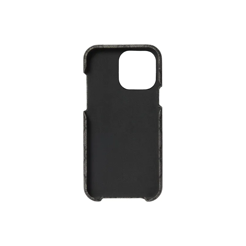 GUCCI Ophidia Canvas IPhone 15 Pro Max Case And Bag Accessory Men's Gray & Black-1