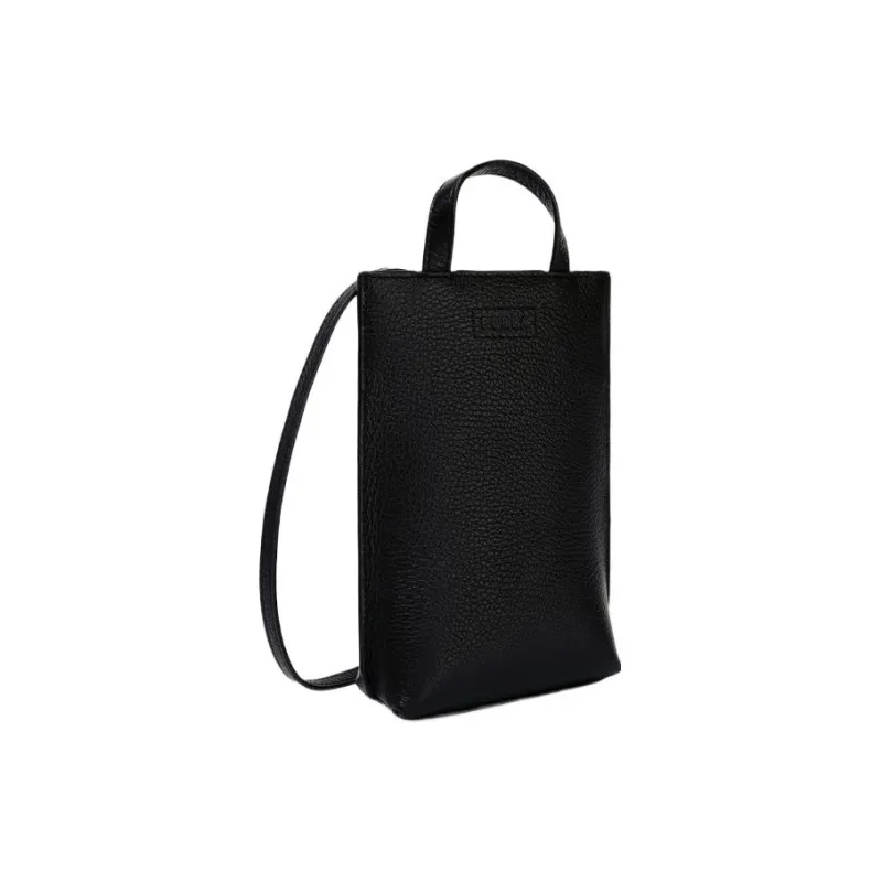 Furla Miastella Calfskin Handbag Shoulder Bag Crossbody Bag Women's Black-1