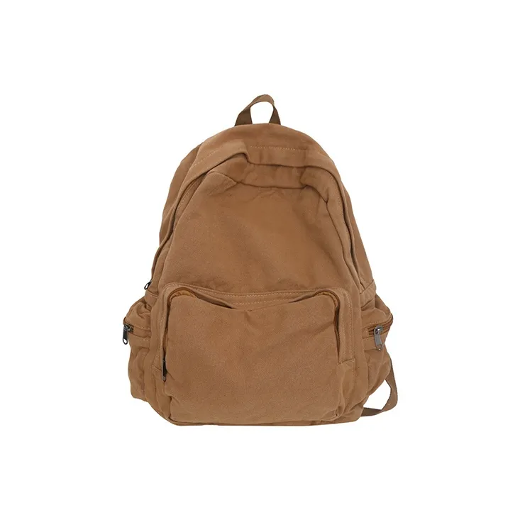HAWA Canvas Backpack Shoulder Bag Large Size Unisex Multicolor-9