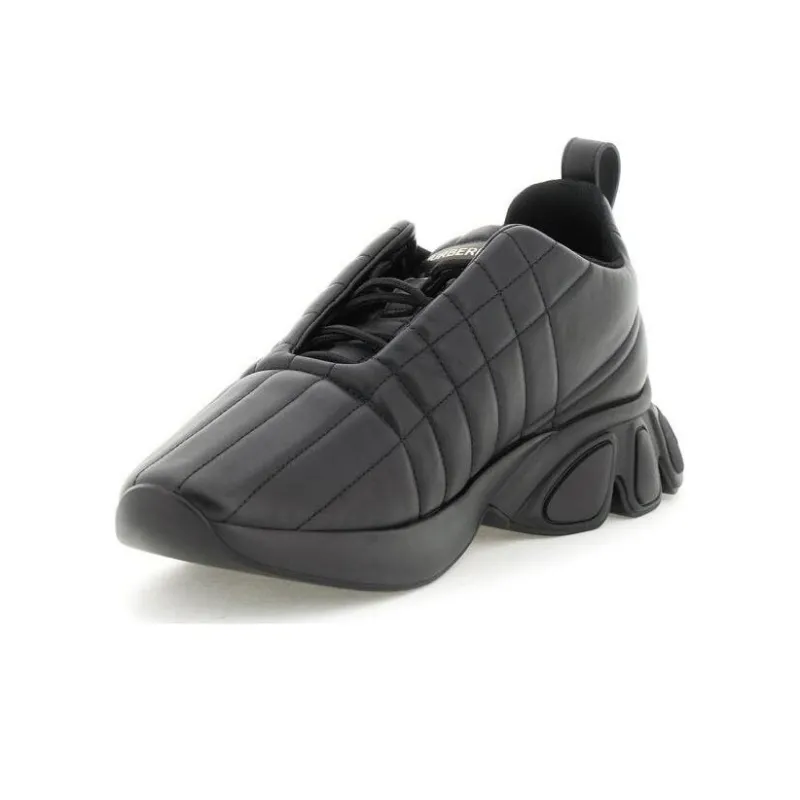 Burberry Quilted Leather Sneaker Black-2