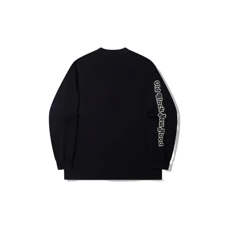 LiNing x Steven Harrington Drop Shoulder Sleeve T Shirt Unisex Black-1