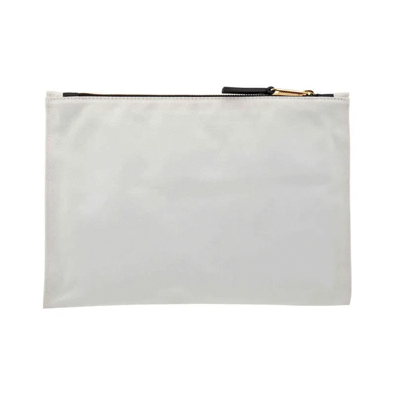 Burberry Cotton Clutch Medium Size Men's Chalk White-2