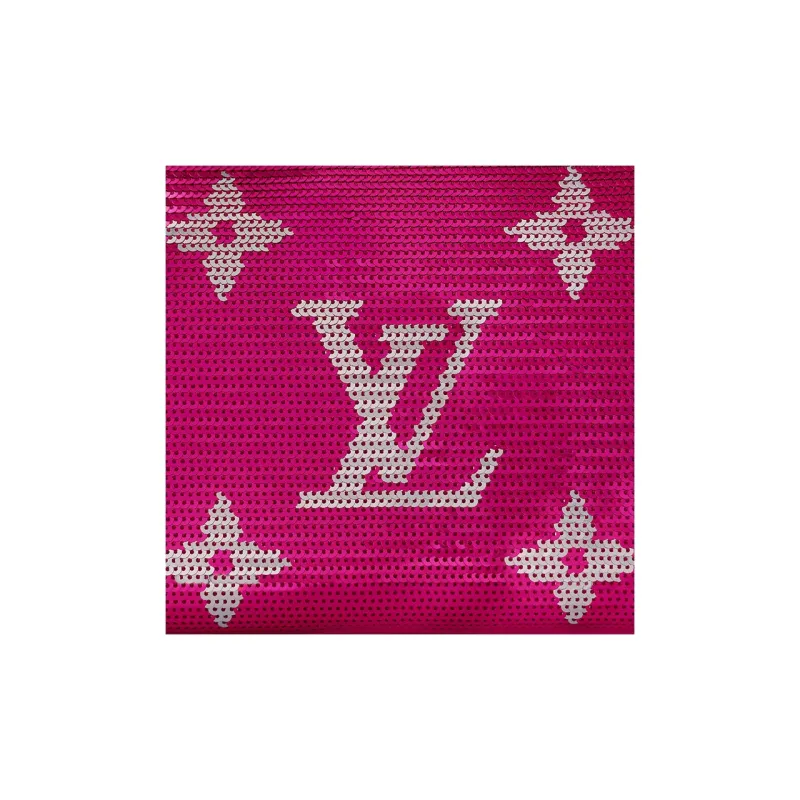 LOUIS VUITTON Pochette Accessories Fuchsia Gold-5