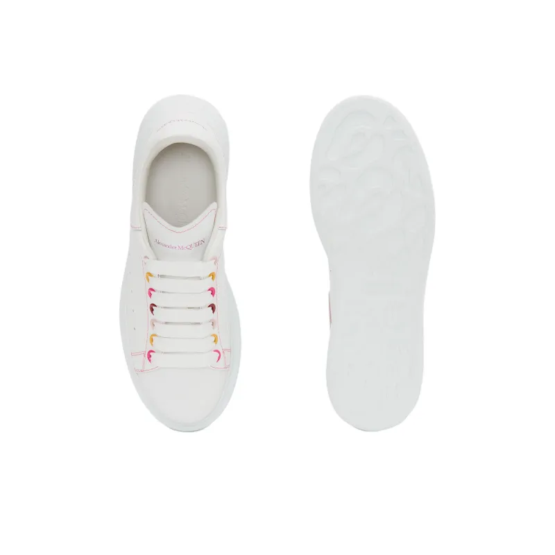 Alexander McQueen Oversized Sneaker 'White Rainbow' Women's-4