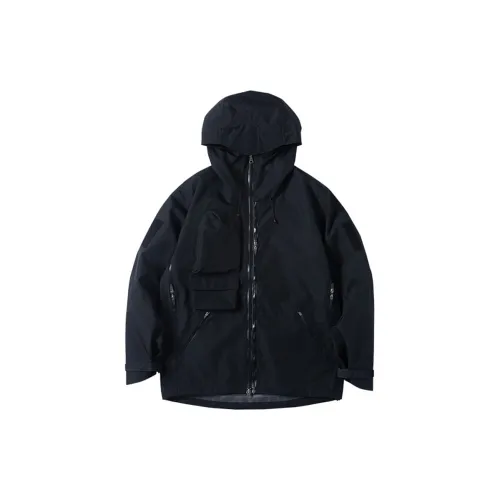 ENSHADOWER Windbreaker Jackets Unisex Black