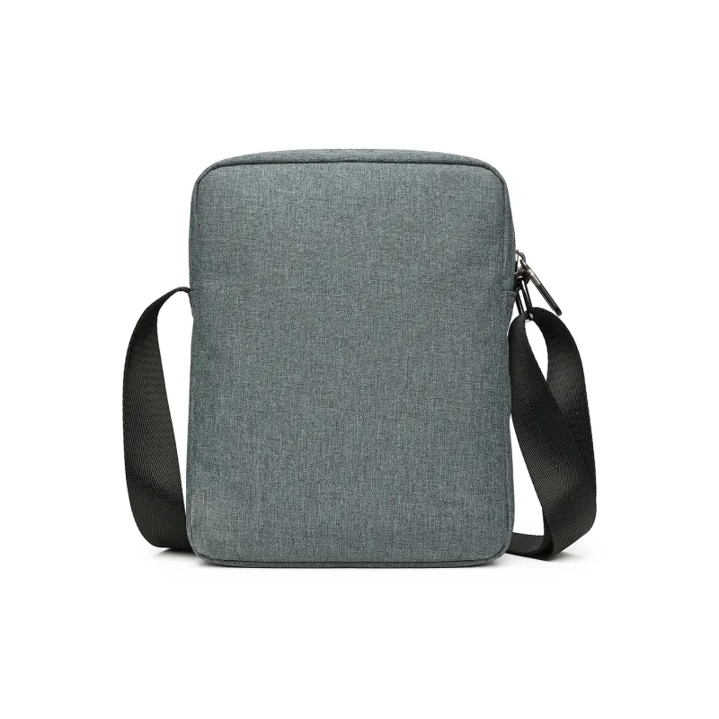 Playboy Fabric Messenger Bag, Crossbody Bag, Shoulder Bag Regular Men's Gray-3