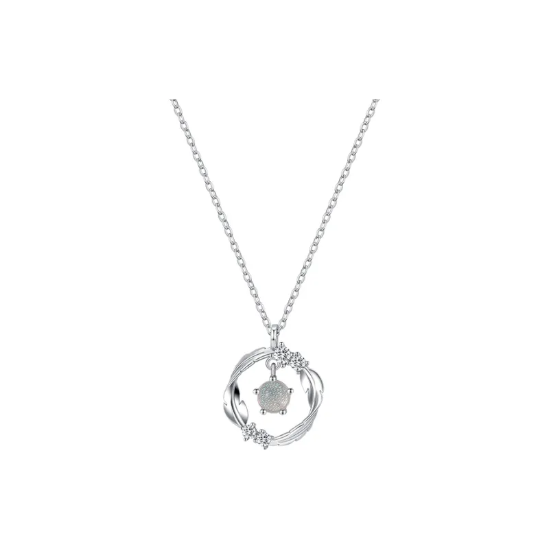 Lady Go Colored Glaze Jade Necklaces Women's-0