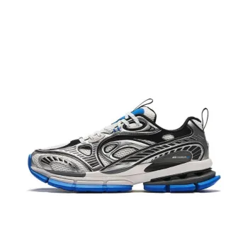 Anta Champion Series Durable Breathable Low Top Running Shoes Men's Gray Blue