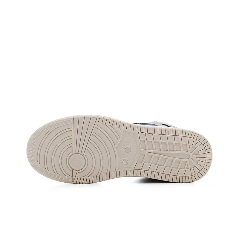 RENBEN Wear-Resistant Slip-Resistant High-Top Skateboard Shoes Women's Milan Beige-4