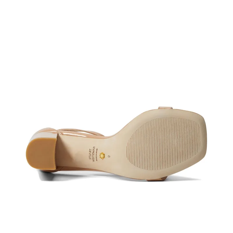 Stuart Weitzman/SW Nudistcurve 75 One Strap Sandals Women's Light Umber-4