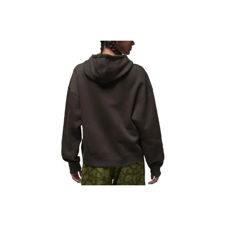 Jordan Brooklyn Brooklyn Fleece Sweatshirt Women's Brown-1