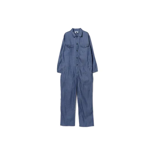Beams BOY Bodysuits Women's Blue