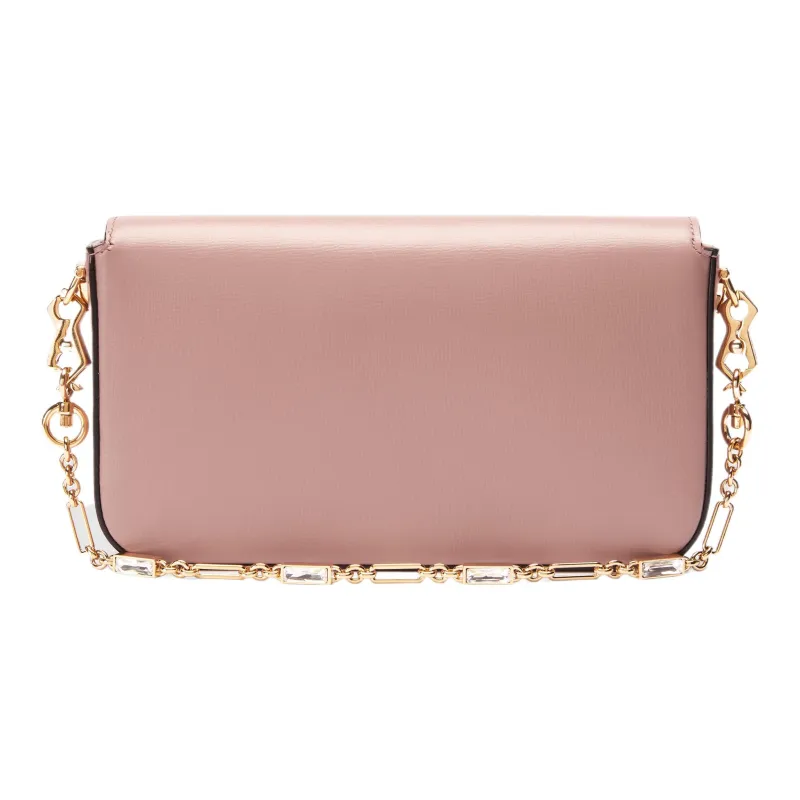 GUCCI Horsebit 1955 Leather Crossbody Bag, Shoulder Bag Mini Women's Light Pink-2