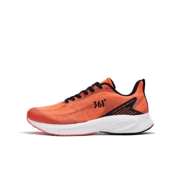 361° QU!KFOAM Cushioning Anti Slip And Wear Resistant Low Top Running Shoes Men's Vermilion Orange