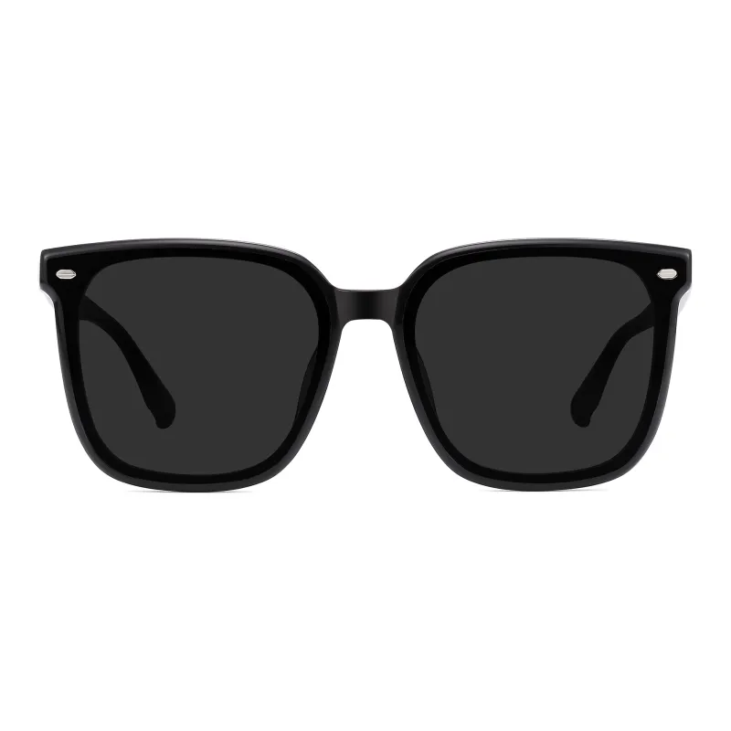 PULAIS Plate Frame Square Sunglasses Unisex-2