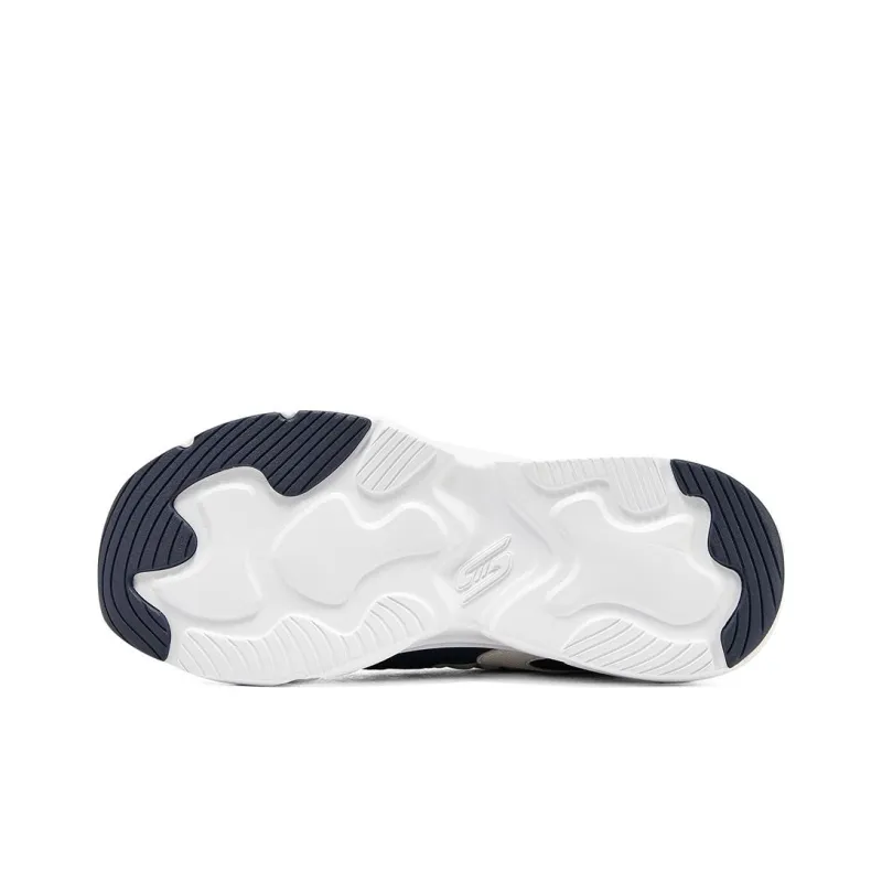 Skechers BOBS BAMINA 2 Cushioning Anti Slip Wear Resistant Breathability Low Top Chunky Sneakers Women's White Gray-5