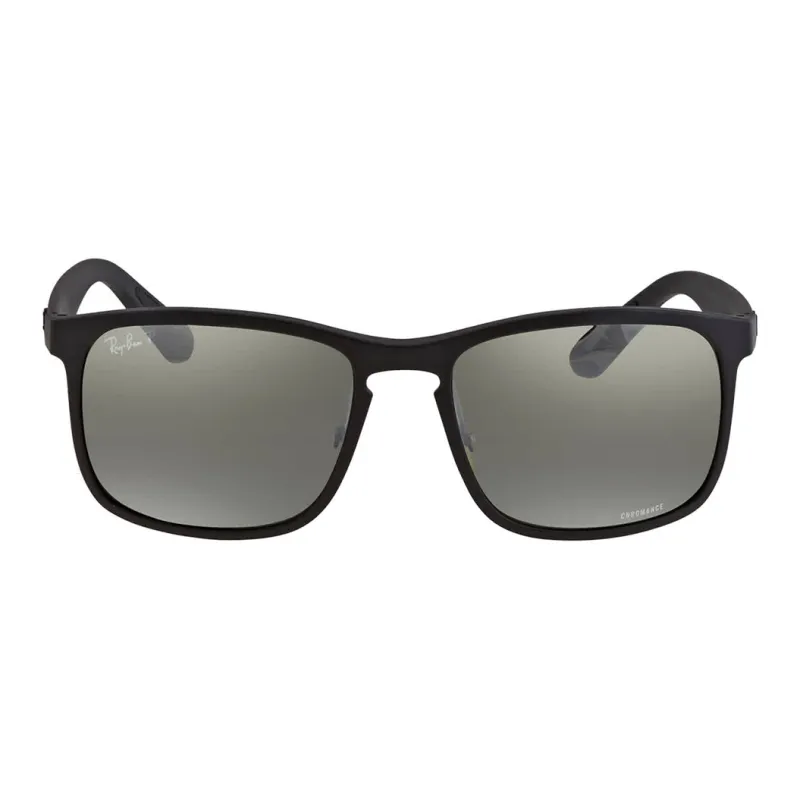 RayBan Nylon Irregular Shape Sunglasses Unisex Black-1