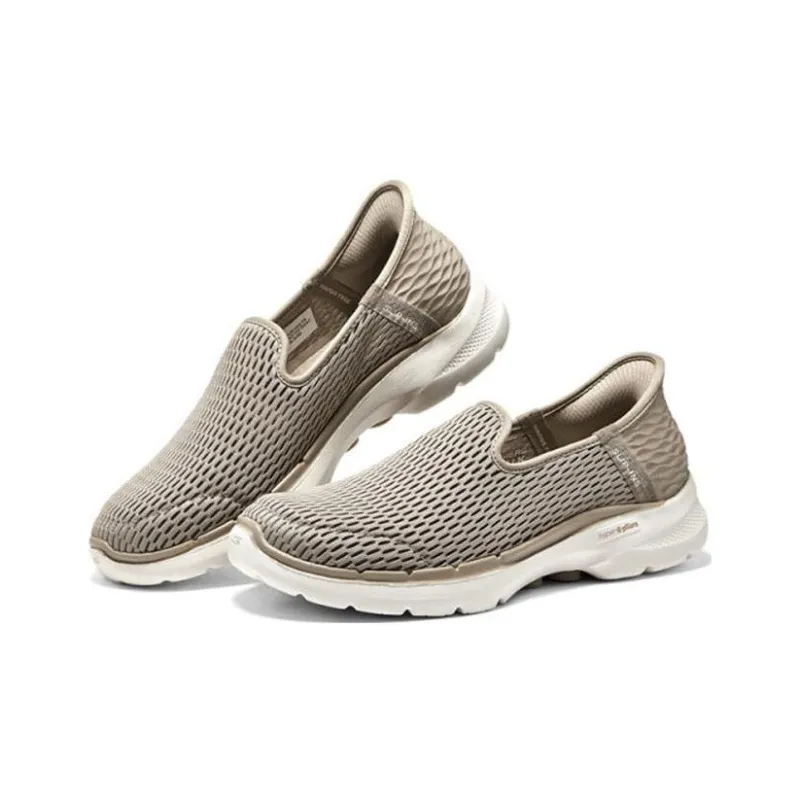 Skechers Go Walk 6 Shoes 'Light Brown' Women's-2