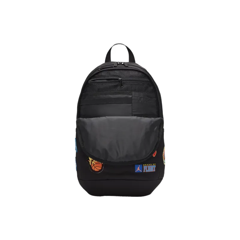 Jordan Polyester Backpack Regular Men's Black-3