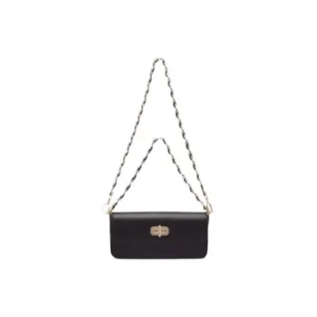 Tommy Hilfiger Braid-strap Leather Shoulder Bag