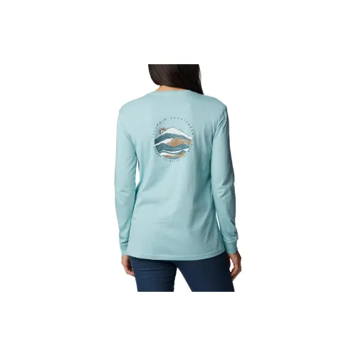 Columbia North Cascades T-Shirts Women's Blue