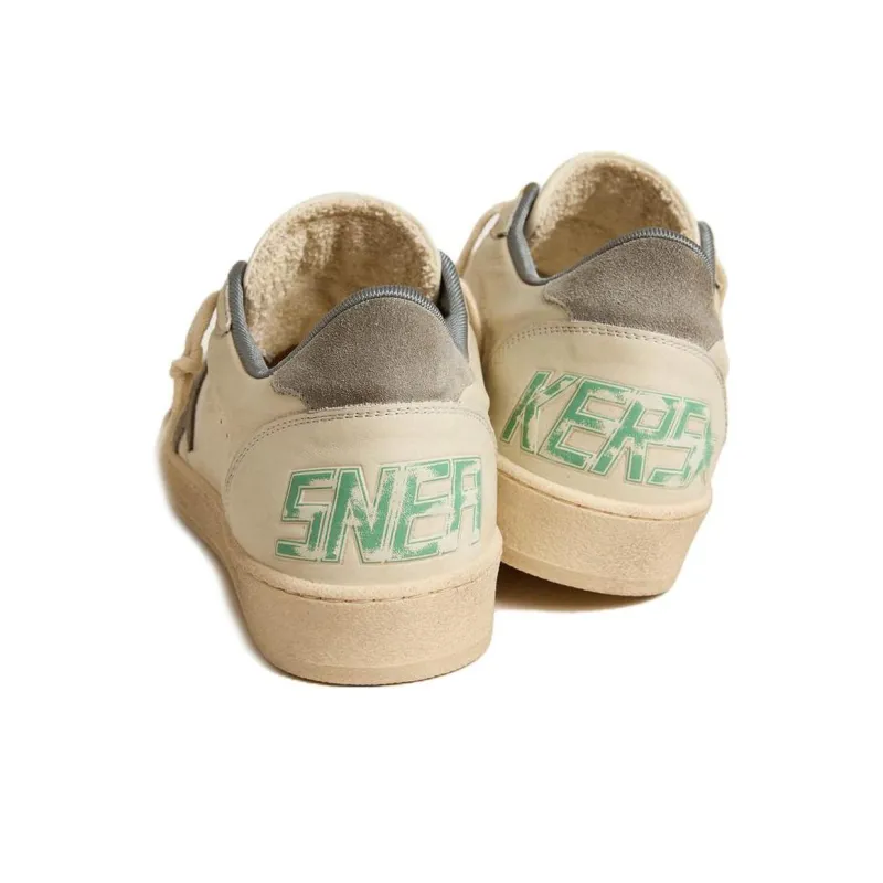 Golden Goose Ballstar Star Distressed Leather Sneakers-2