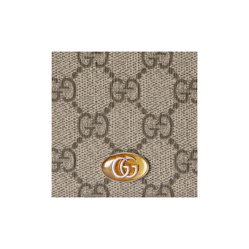 GUCCI Ophidia Canvas IPhone 14 Protective Cover Bag Accessory Men's Beige & Ebony-2