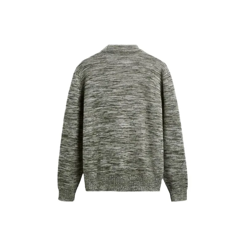 ZARA Knitwear Men's Zebra Print Green-1