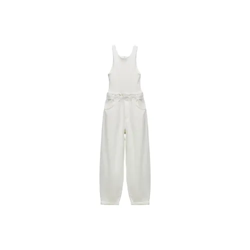 ZARA Jumpsuits Women's White