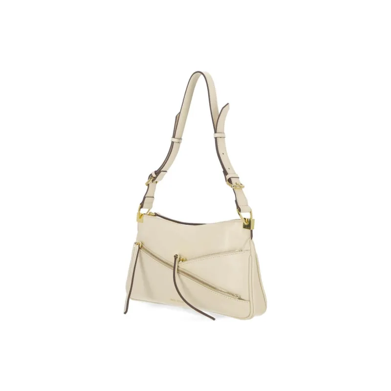 Manu Atelier Calfskin Handbag Shoulder Bag Women's Beige-1