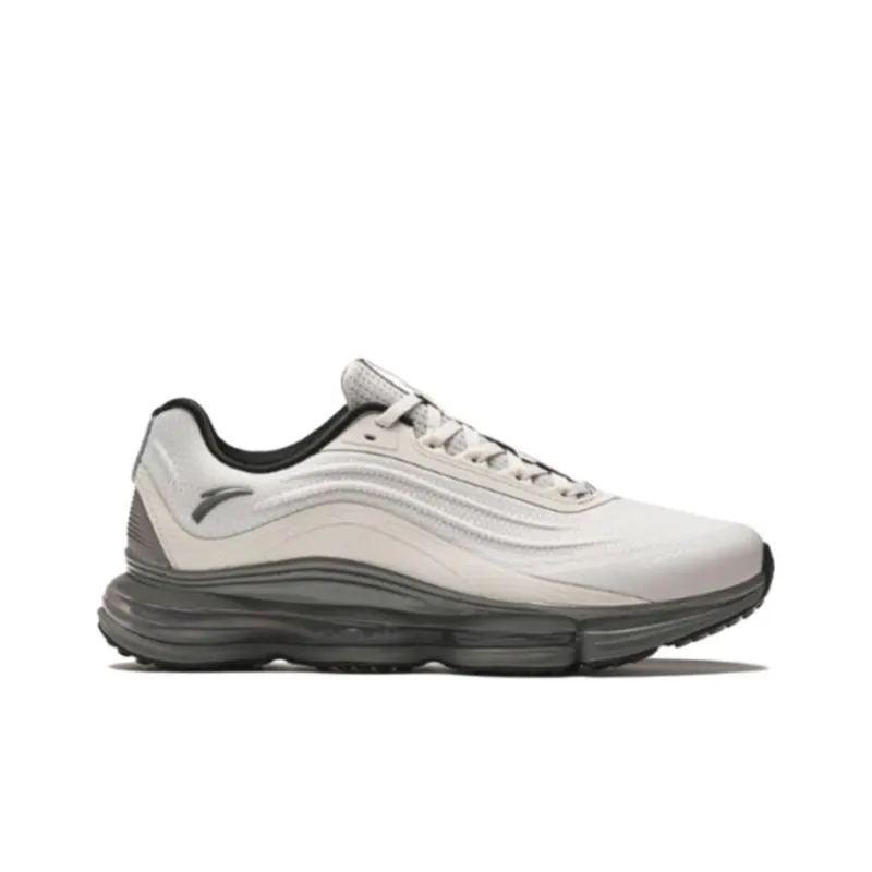 Anta Running Collection Durable Breathable Low Top Running Shoes Men's Gray-1