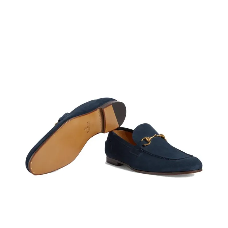 GUCCI Jordaan Loafer 'Blue Suede'-5