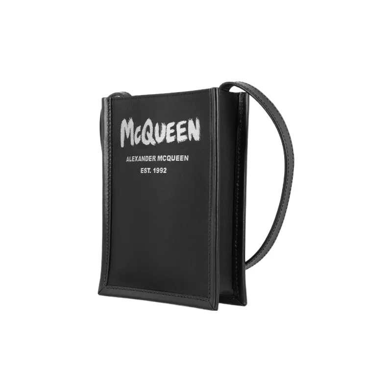 Alexander McQueen Polyester Crossbody Bags Unisex Black-2