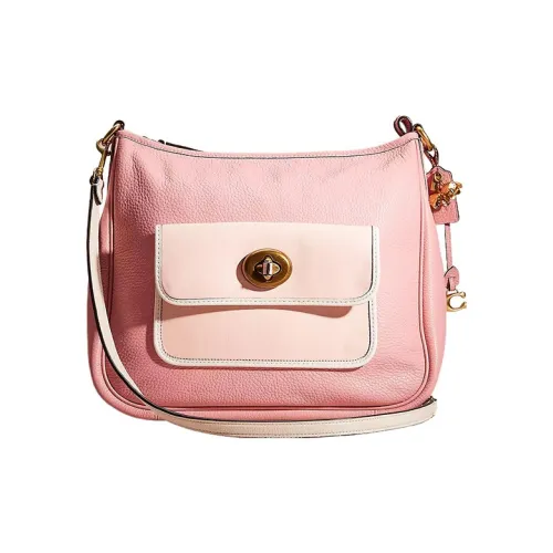 COACH Cary Pebble Leather Tote Bag, Shopping Bag, Crossbody Bag, Shoulder Bag Regular Women's Brass & Bubbles Candy