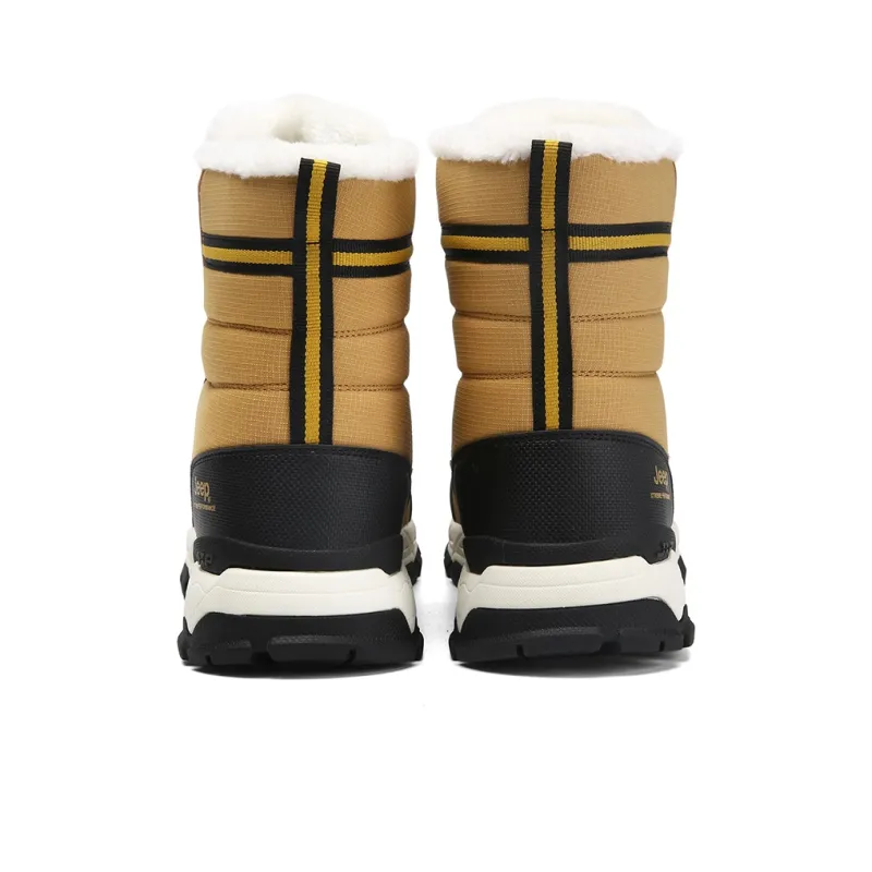 Jeep Knee High Snow Boots Women's Spruce Yellow-3