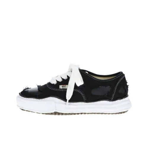 MIHARA YASUHIRO Baker Dissolve Shoes Low Top Stylish Skateboarding Shoes Unisex Black