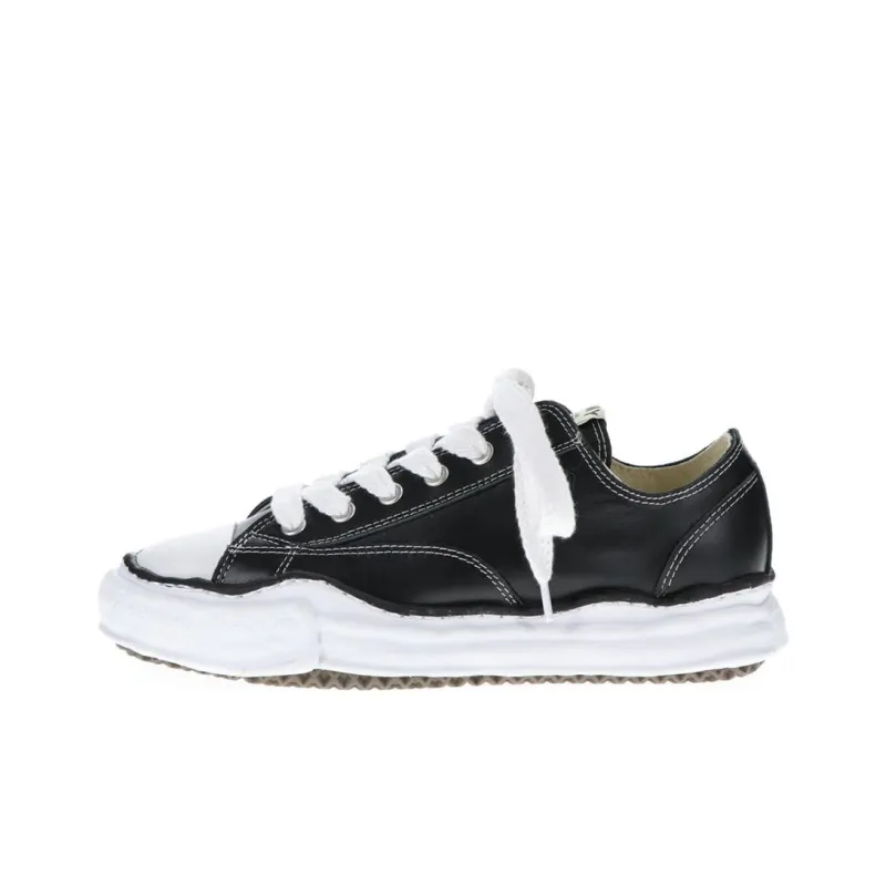 MIHARA YASUHIRO Maison MIHARA YASUHIRO Peterson OG Sole Leather Low Black-0