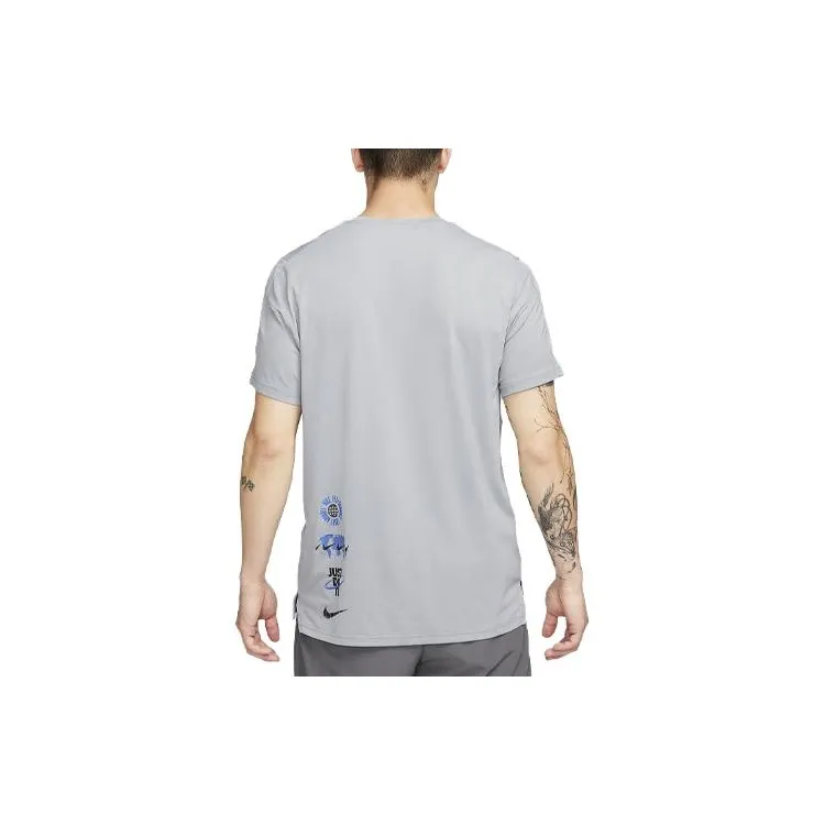 Nike Pro Dri-FIT T-Shirt Men's Smoke Gray-1