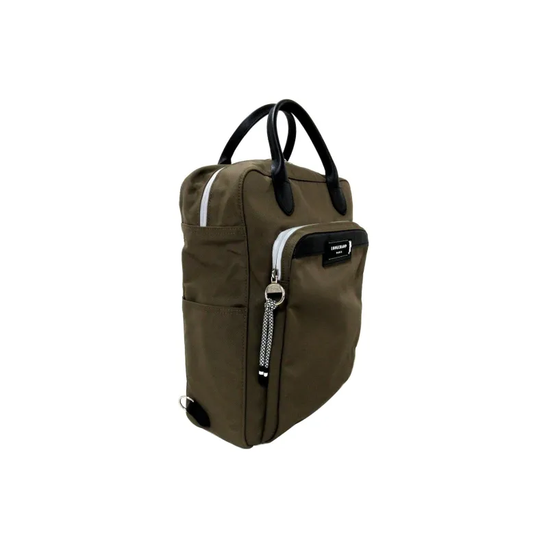 LONGCHAMP Le Pliage Energy Nylon Backpack Regular Unisex Olive Green-1