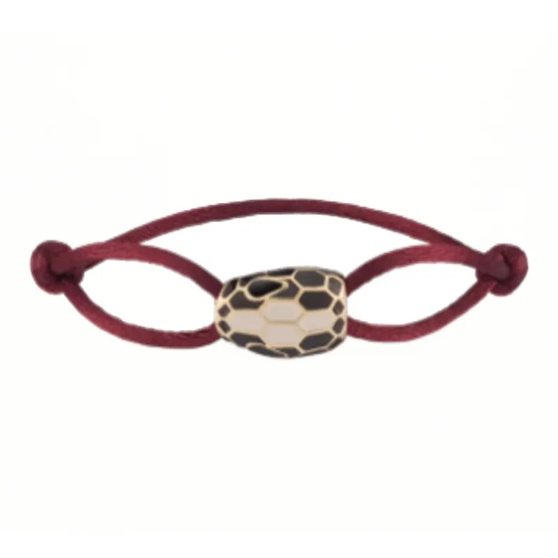 BVLGARI Gold Plated Bracelets Women's Burgundy-0