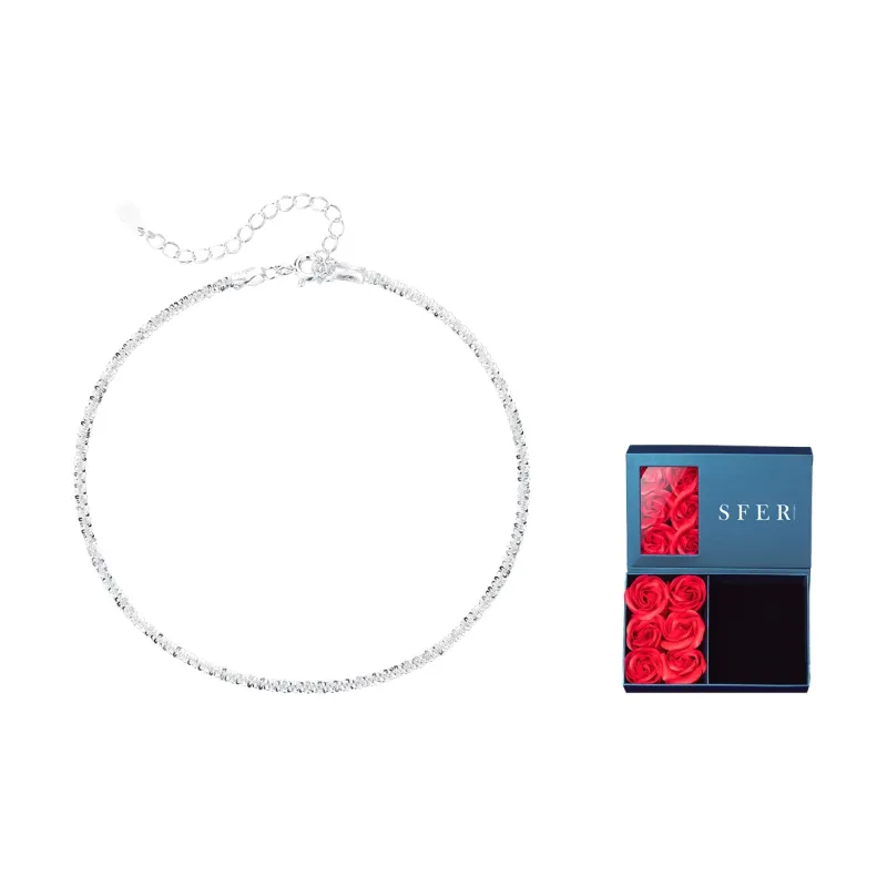 SFER S925 Silver Anklets Women's-5