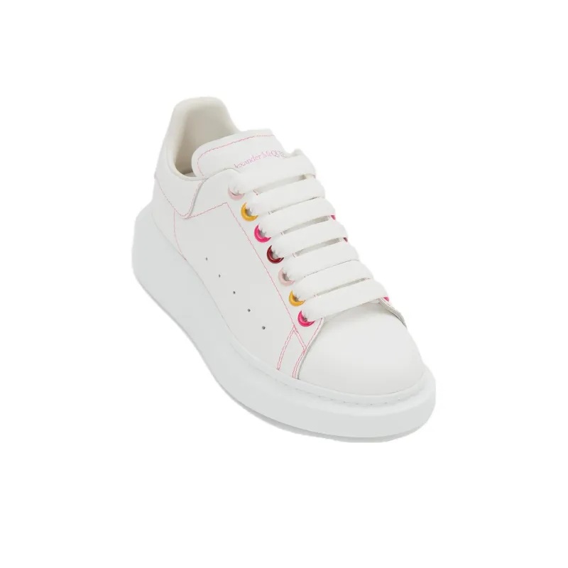 Alexander McQueen Oversized Sneaker 'White Rainbow' Women's-2