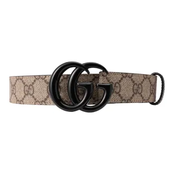 GUCCI Gg Marmont Thin Belt Gg Supreme