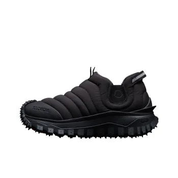 Moncler Trailgrip Wear Resistant Low Top Casual Shoes Women's Black