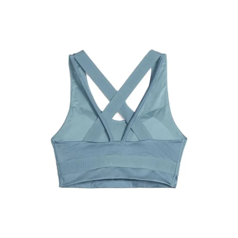 PUMA Strong Shine Training Bra Women's Sports Underwear Women's Blue-1